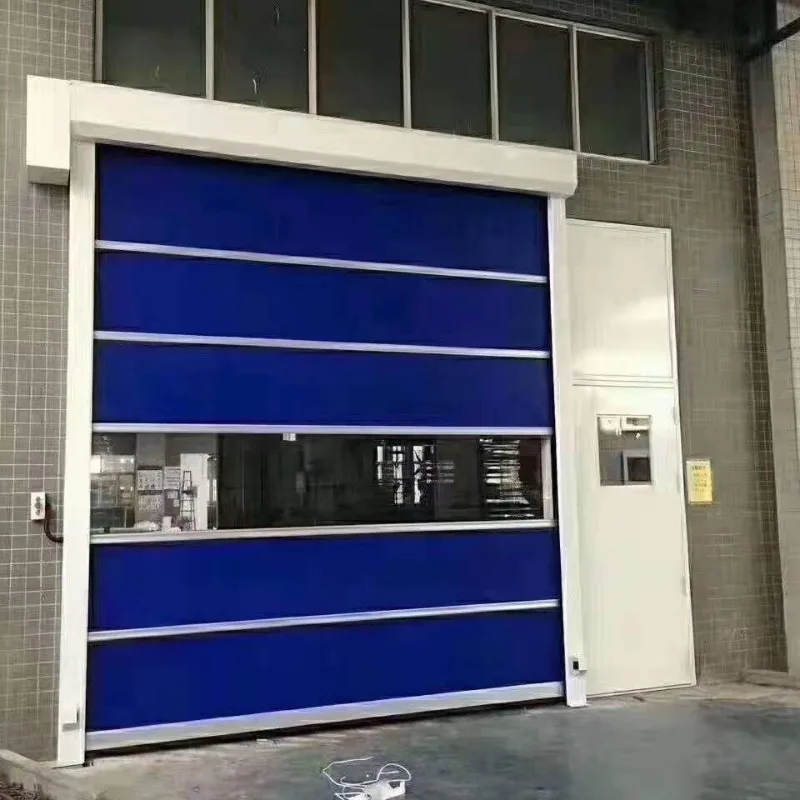 Underground garage geomagnetic induction clean door fast stacking door