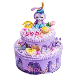 Simpatico cartone animato 3D adesivo crema gomma torta materiale Set lampada da tavolo fai da te gioielli torta regalo per bambini giocattoli fatti a mano della ragazza del fumetto