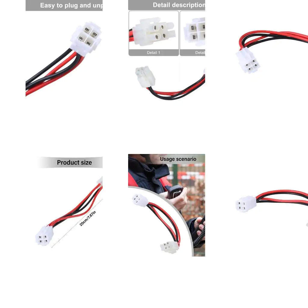 

Коротковолновый радиокабель, шнур 4-6-контактный для радиосвязи на открытом воздухе