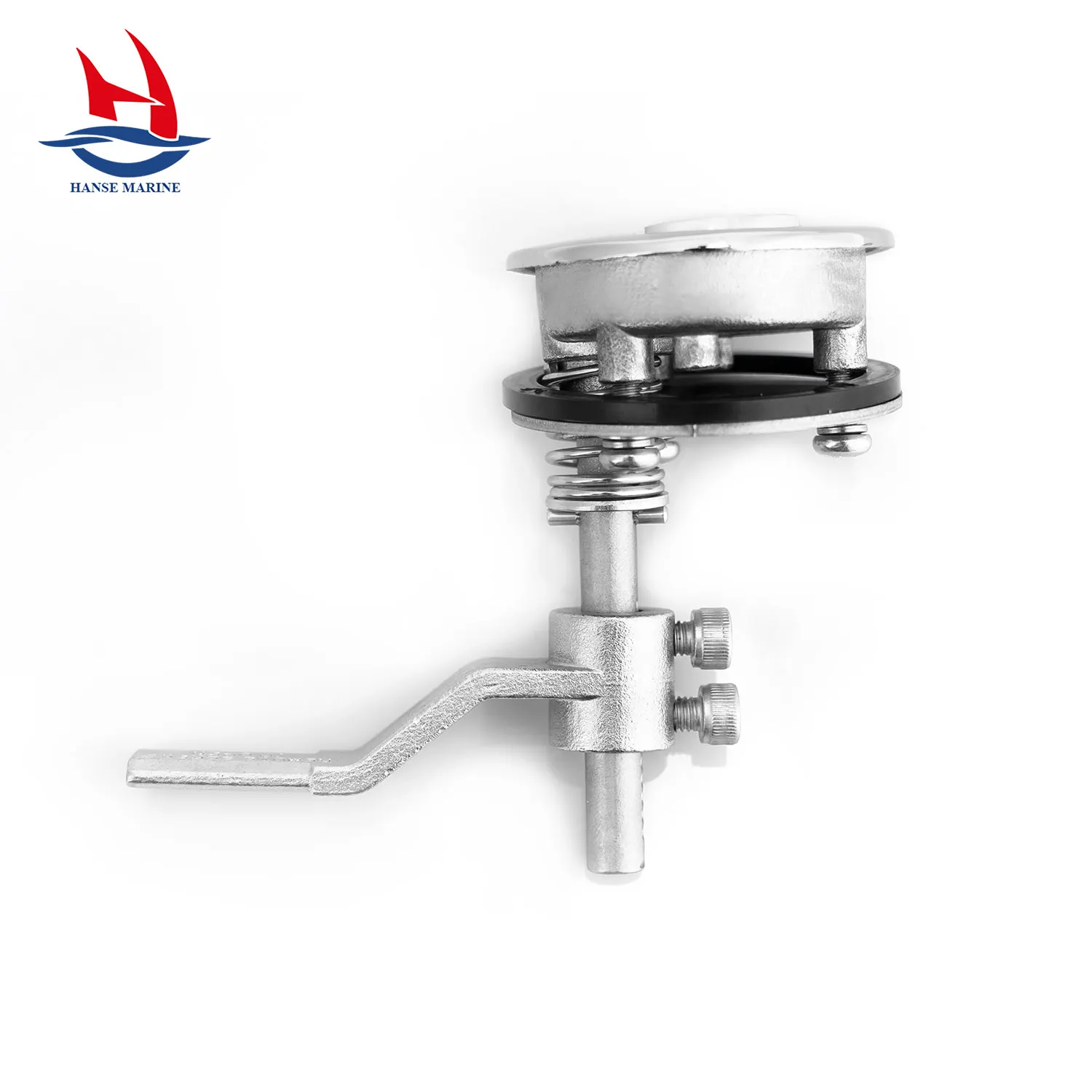 Boat Parts #316 Stainless Steel Casting Lift and Turn Flush Latch Marine Hardware for Boat Yacht