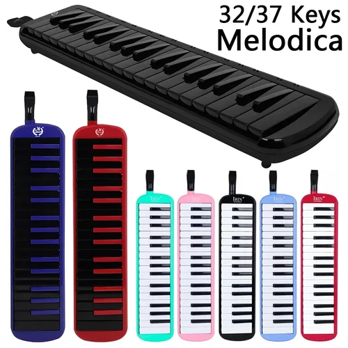 IRIN Melodica 32/37 teclas teclado de Piano armónica de órgano bucal instrumento Musical principiante niños regalo educativo Melodica
