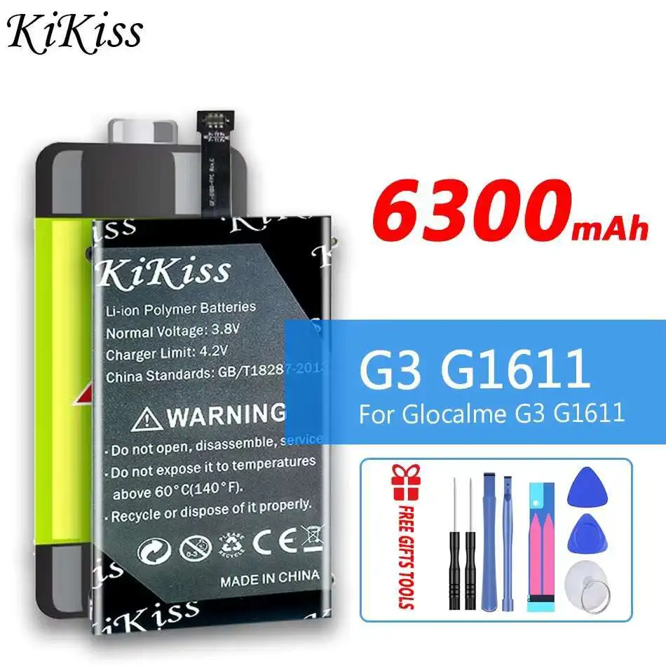 

Portable WI - FI Battery 6300Mah For Glocalme G3 G1611 Premium Replacement Long Lasting