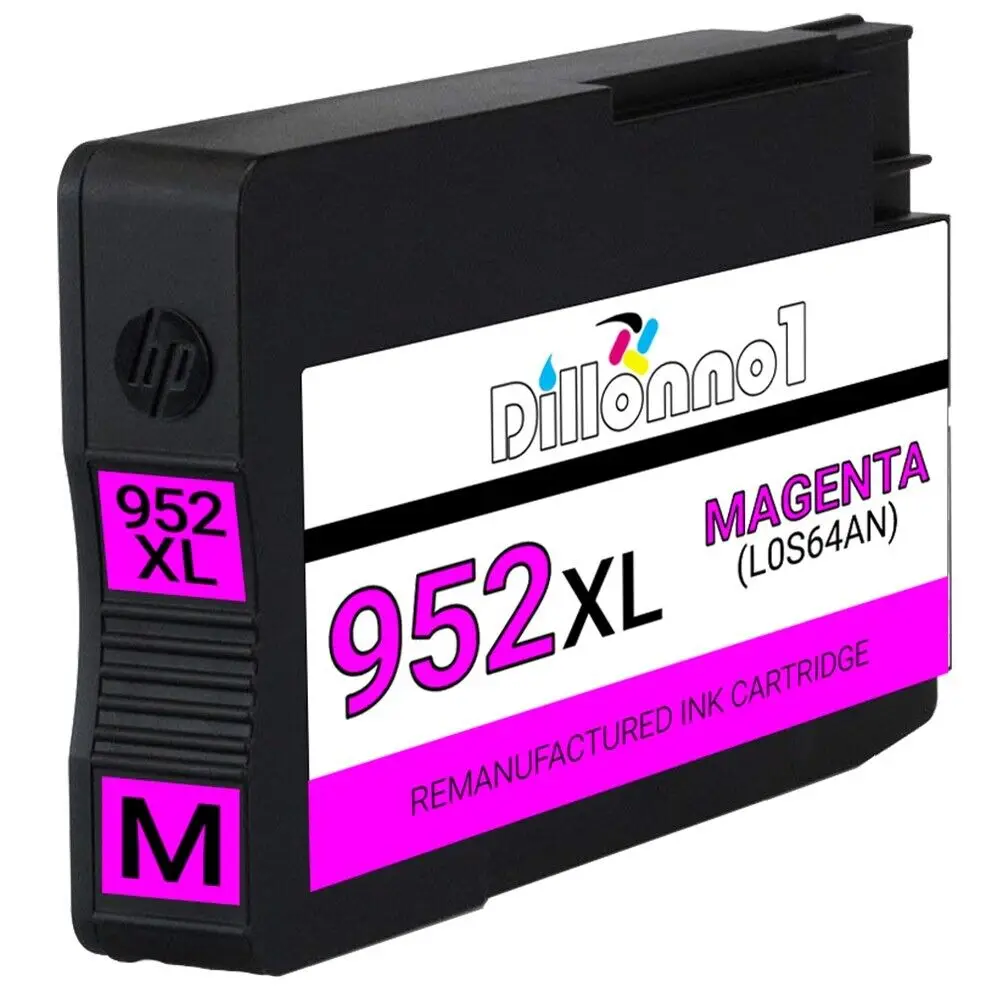 5pk substituição hp 952xl tinta para officejet pro 8717 8718 8720 8724 8725 8726