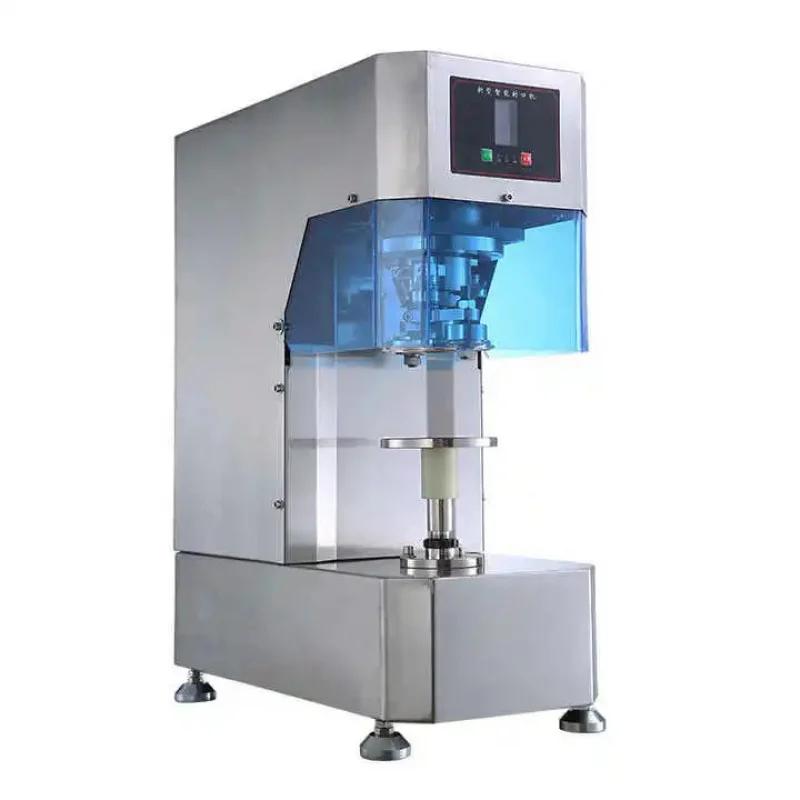 Fully Automatic Bottle Filling and Capping Metal Glass Tinplate Glasspaper Cans Sealer hine