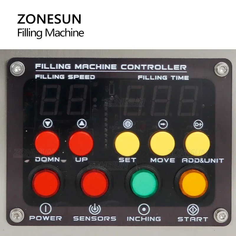 ZONESUN آلة تعبئة صغيرة ذكية السائل قطرات العين عينة حشو زجاجة مضخة تمعجية