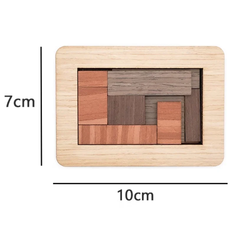 Nova lógica desafiadora de madeira cérebro teasers pacote post quebra-cabeça mente inteligência jogo educativo