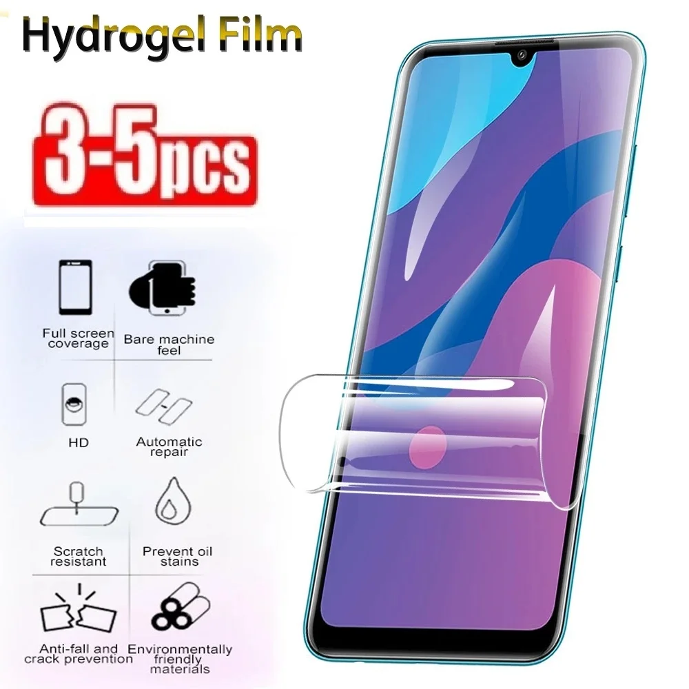 3-5Pcs Hydrogel Film For Huawei Honor 9A 9C 9S 9X 9i Screen Protector Honor 9 10 Lite 10i 8A 8C 8S 8X Protective Film