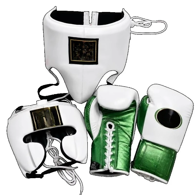 Wholesale Custom Boxless Lifeless Boxing Suit Professional Boxing and Boxing Gloves Head Protector Groin Sheath Martial Arts