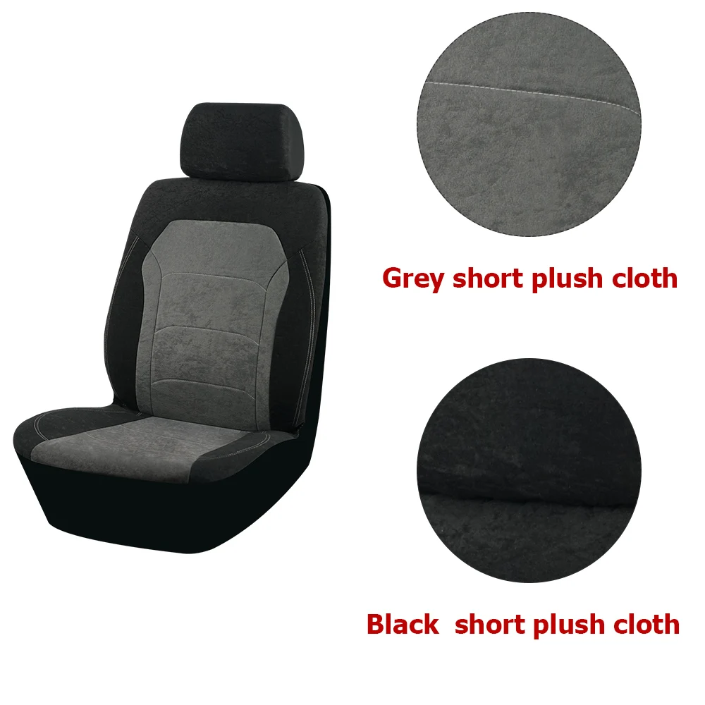 Winter Car seat Covers Universal Size Flannel 2MM Sponge Fit For Most Car SUV Truck Van Car Accessories Interior