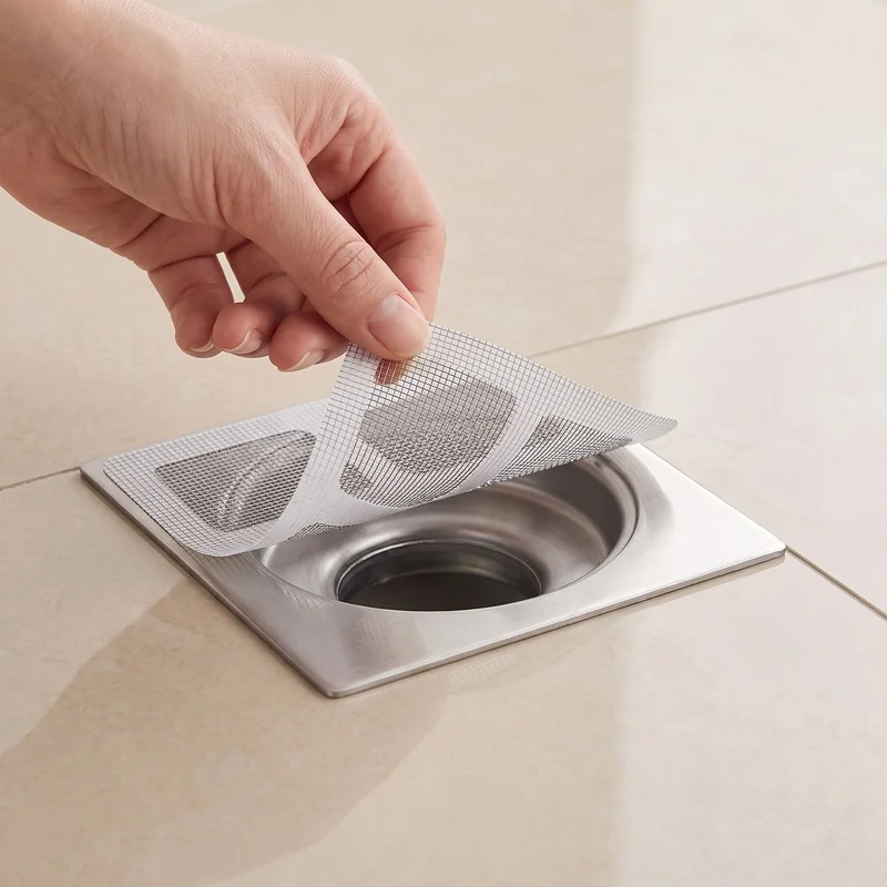 100 Piece Pack Odor-proof and insect-proof floor drain sticker Disposable self-adhesive Sealed filtration to prevent odor and in