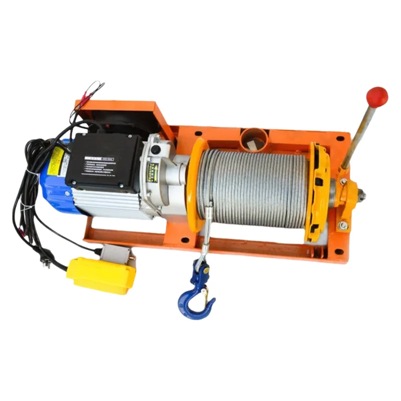 رافعة كهربائية للرفع الداخلي والخارجي مع لوحة ضغط وقابض للبناء والديكور ونش الرافعة