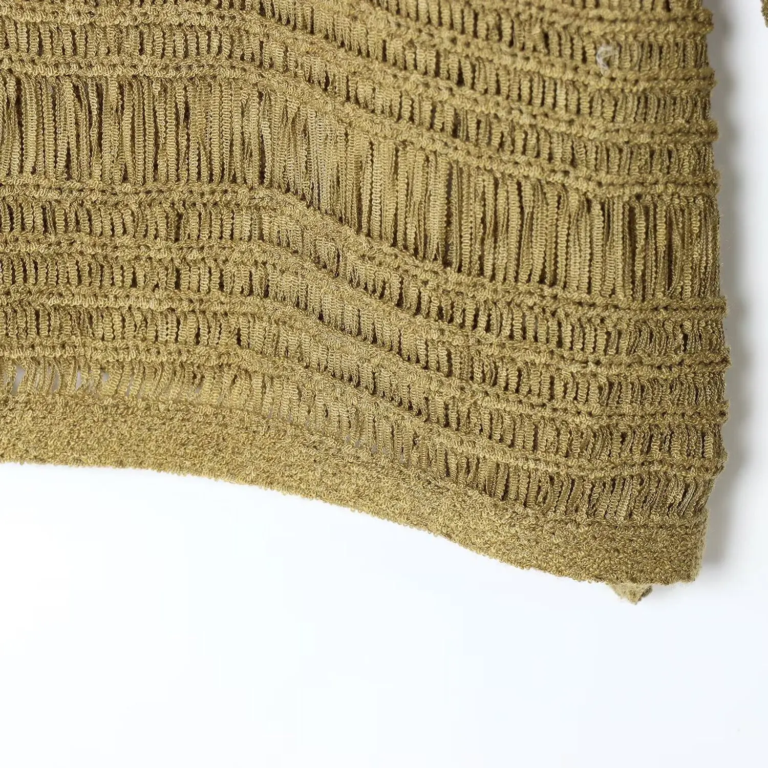 

JNLEAOG Spring New Women's Faion Design Knitted Sweater with Belt Warm Long Sve round Ne Regular Fit Single Piece