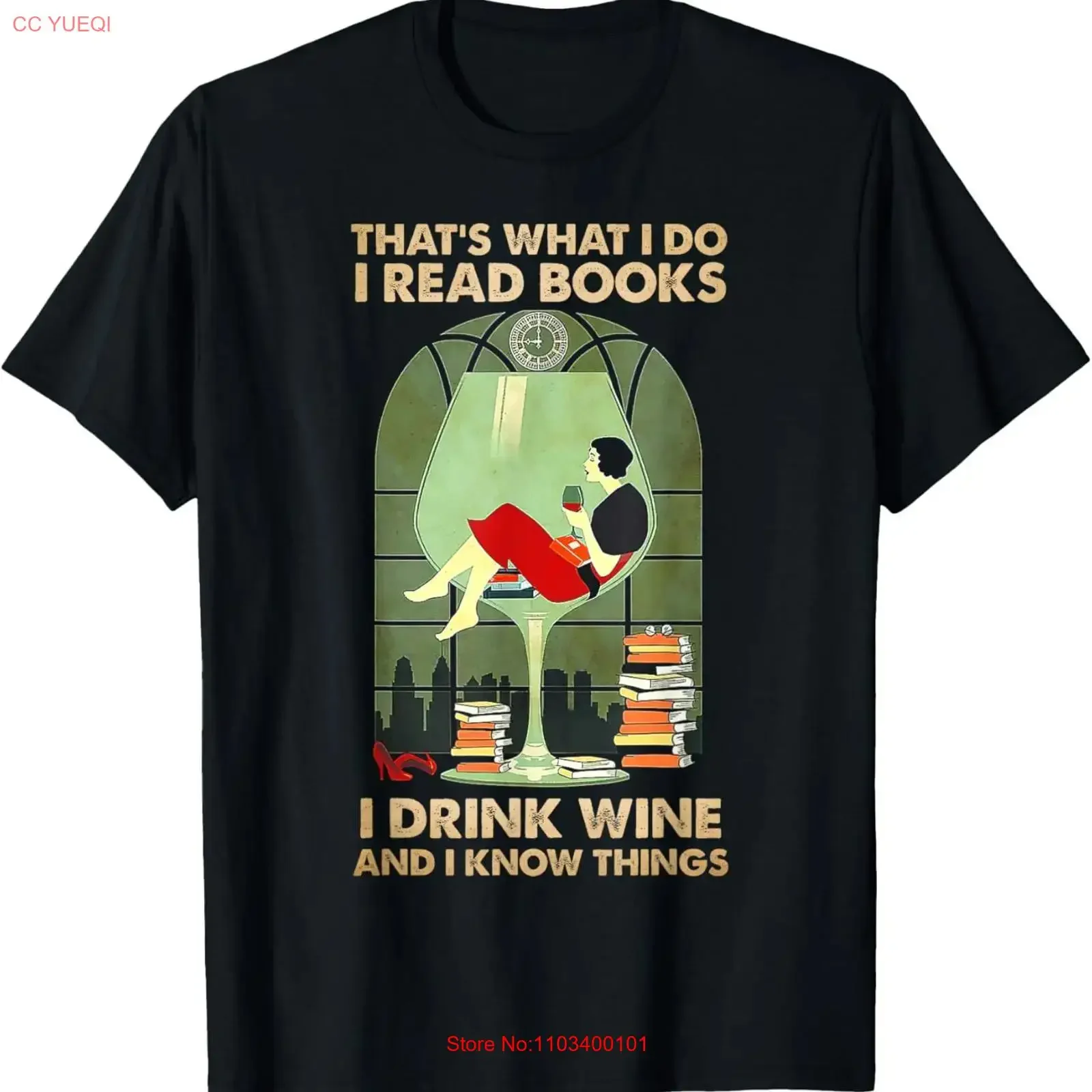 C'est ce que je fais : lire des livres, boire du vin et savoir des choses - T-shirt vintage délavé confortable pour homme, idéal pour le quotidien