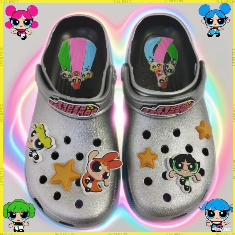 

Feitian Little Policewoman New 2025 Summer Hole Shoes Non-Slip Soft-Soled Beach Shoes Dirt-Resistant Lightweight Casual Sandals