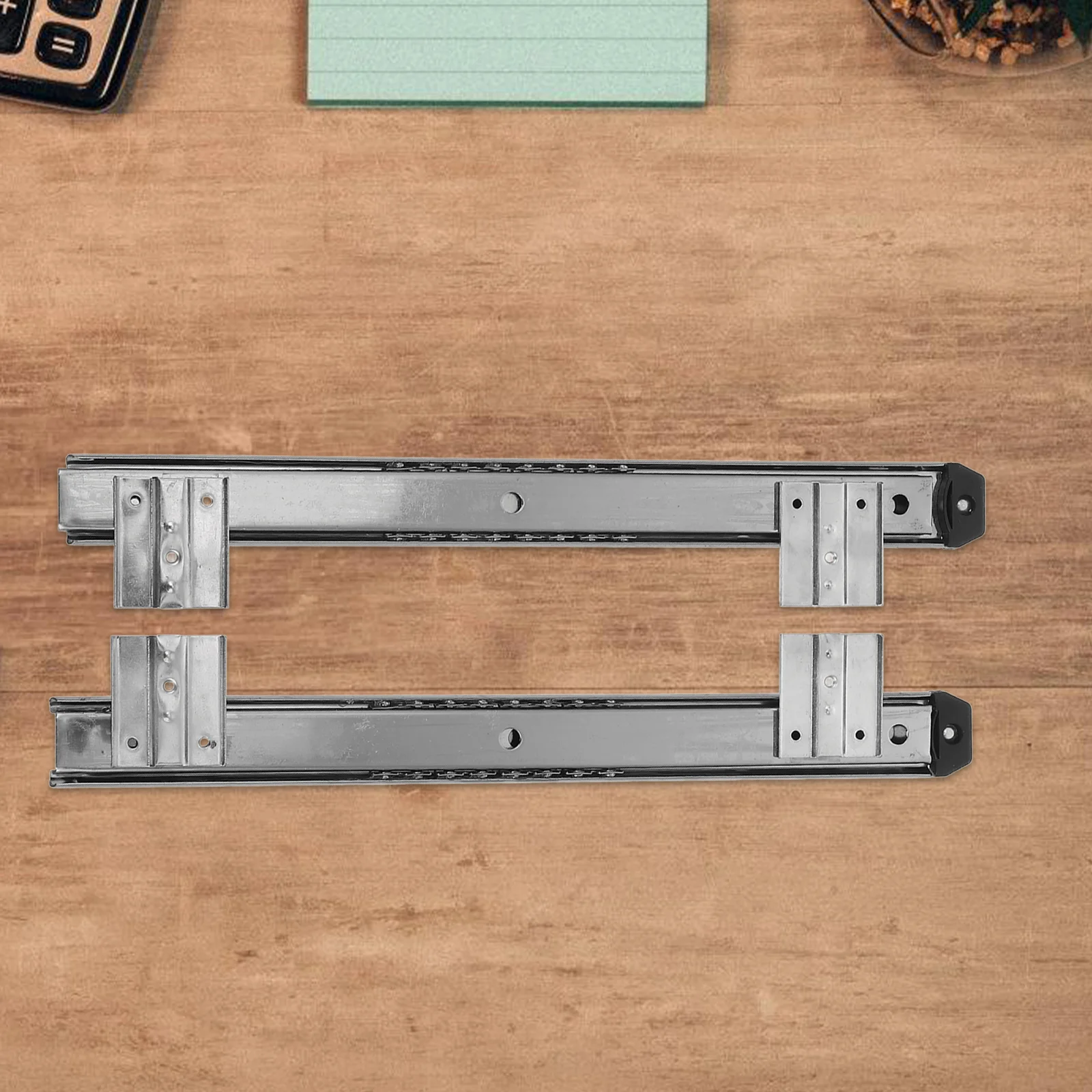 

1 Set Keyboard Tray Slides Cold Rolled Steel Full Extension Drawer Rails For Computer Desk Smooth Gliding Keyboard Slide Out