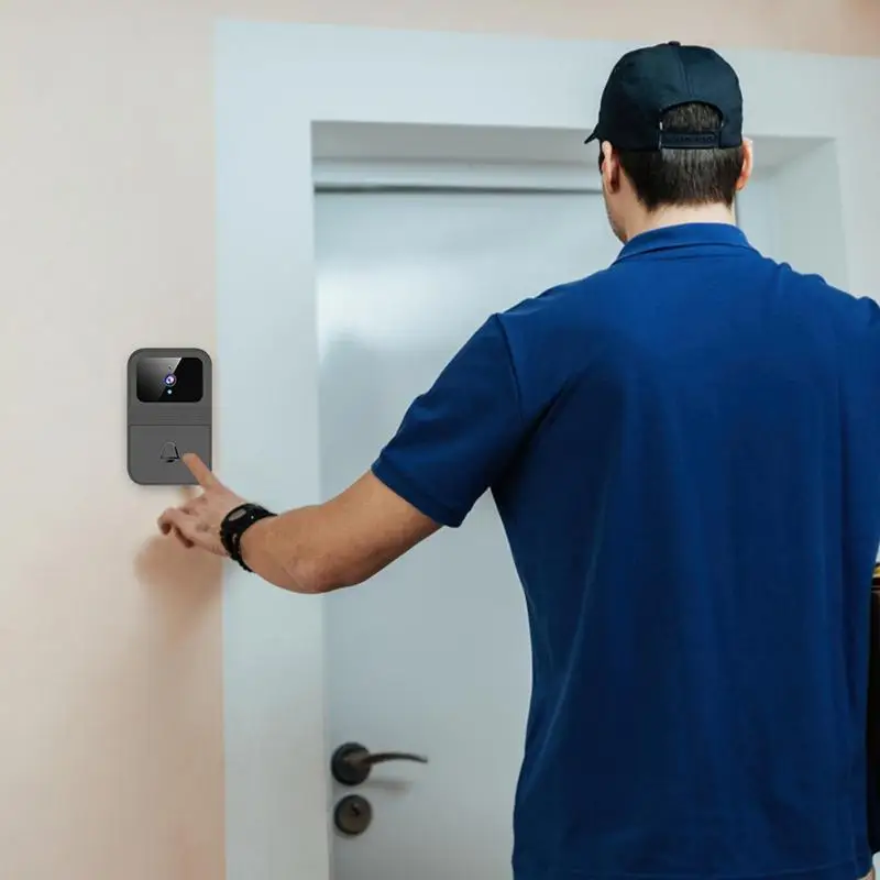 Visual Door Bell Camera Wireless Doorbells Long Range HD Doorbell With Screen Monitor Night Vision For Home Apartment hotel