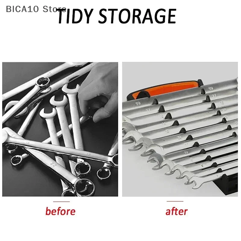 Plateau de rangement de clés en plastique, douilles, outils de rangement, trieur de support, supports de clés Standard, support de clé, support de rangement de clés