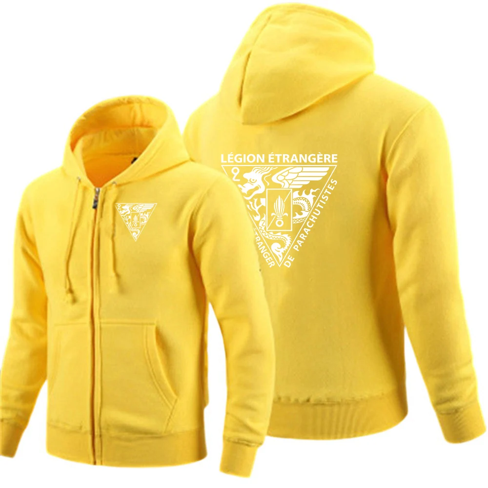 2026 Spring And Autumn Hoodies Jacket French Foreign Legion Special Forces Armyr Logo Print Men's Multi Functional Casual Coat