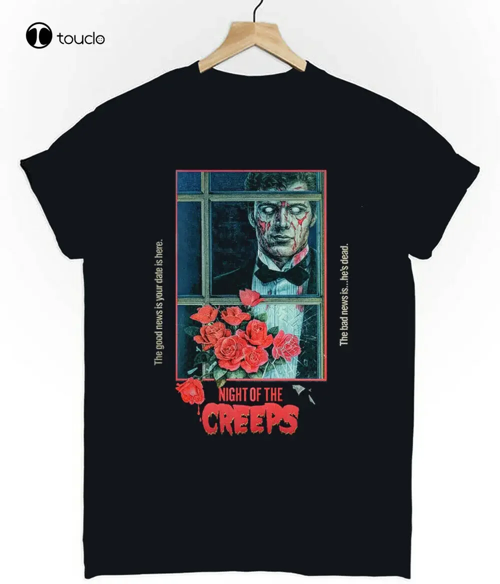 Camiseta Night Of The Creeps, camiseta de terror de culto, camiseta espeluznante, película de terror