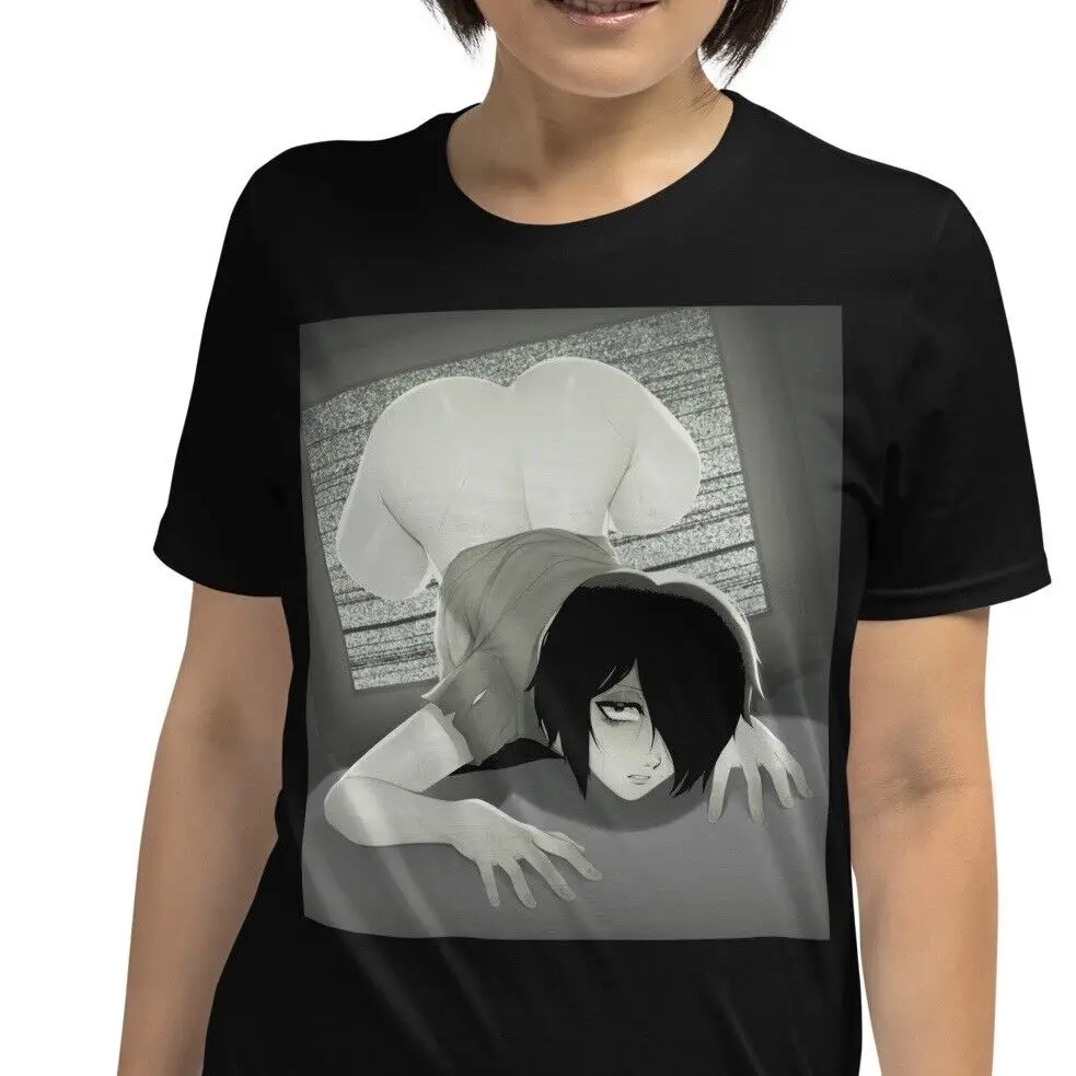 Anime Horror Creepy Girl Tv Ghost Short-Sleeve Unisex T-Shirt