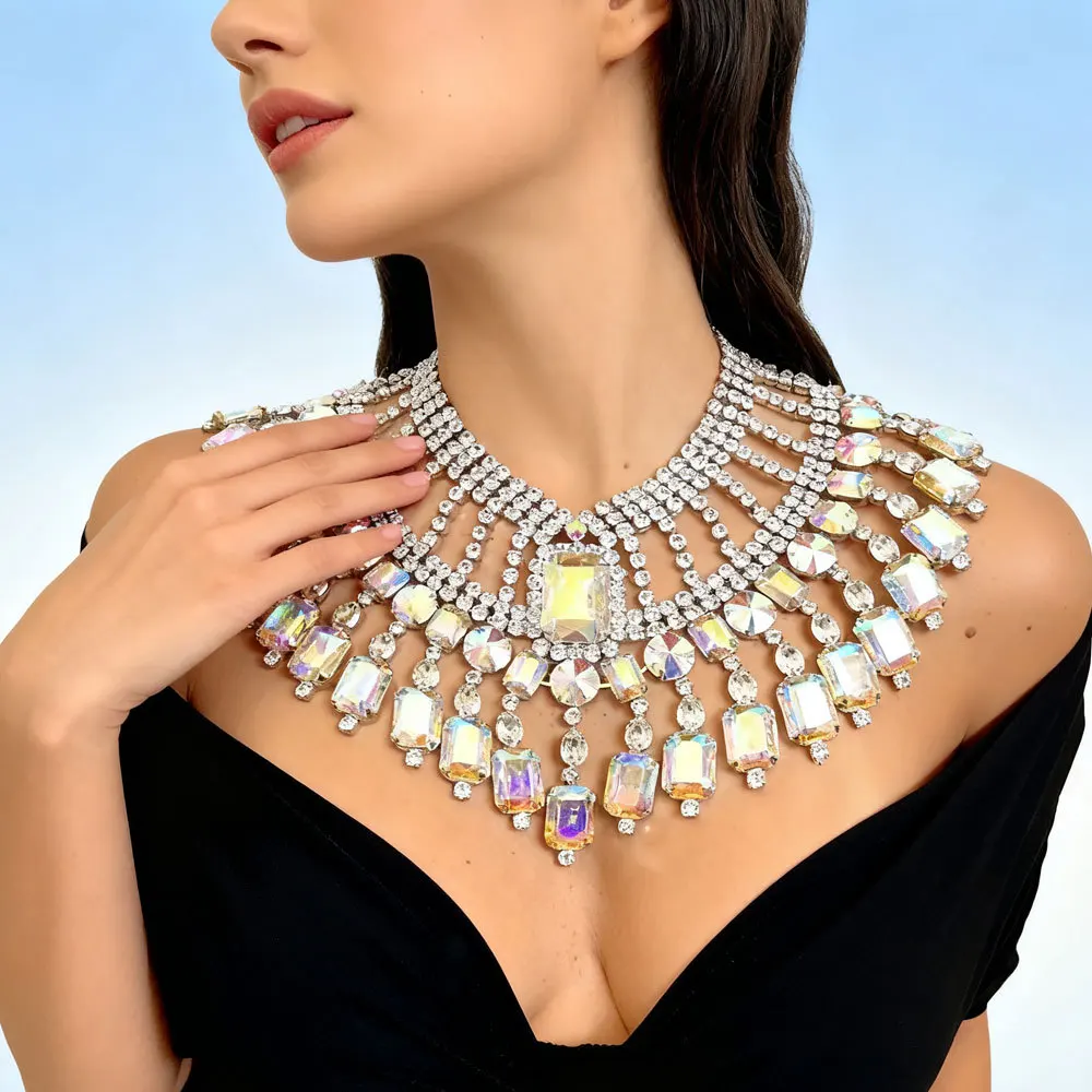 Extravagante Halskette Fora, Meistverkaufte Modische Diamant-Halsketten für Damen, Hochwertige Accessoires mit Raffiniertem Stil – Detail 3