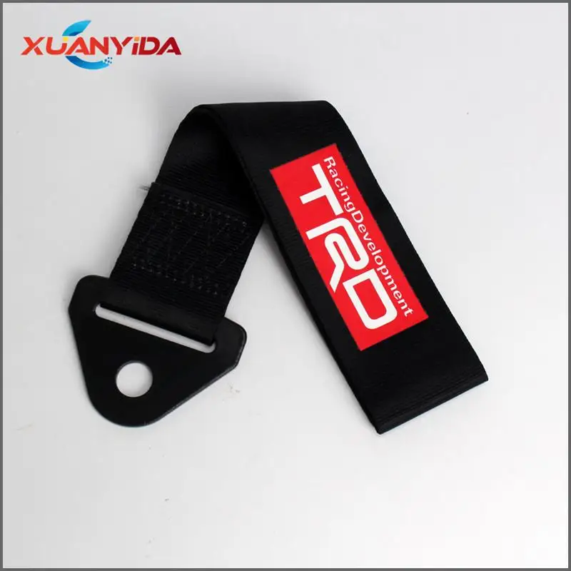 

Fashion Car Tow Strap High-Strength Towing Ropes Pendants High Quality Race Trailer Straps With Nuts Max 2 Tons Cars Accessories