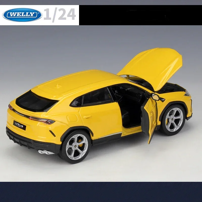 WELLY 1:24 Lamborghini Urus Suv Off-Road vehicle Simulation Alloy Car Model  - Ideal Children's Toy and Collectible Gift