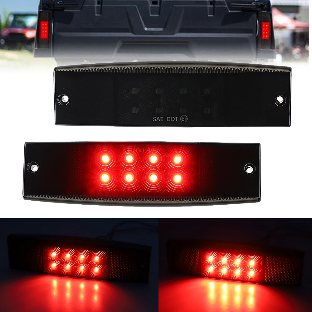1 Pair LED Brake Tail Light Rear Light for Polaris Ranger 400 500 570 800 EFI MIDSIZE Accessories Replace #2411450