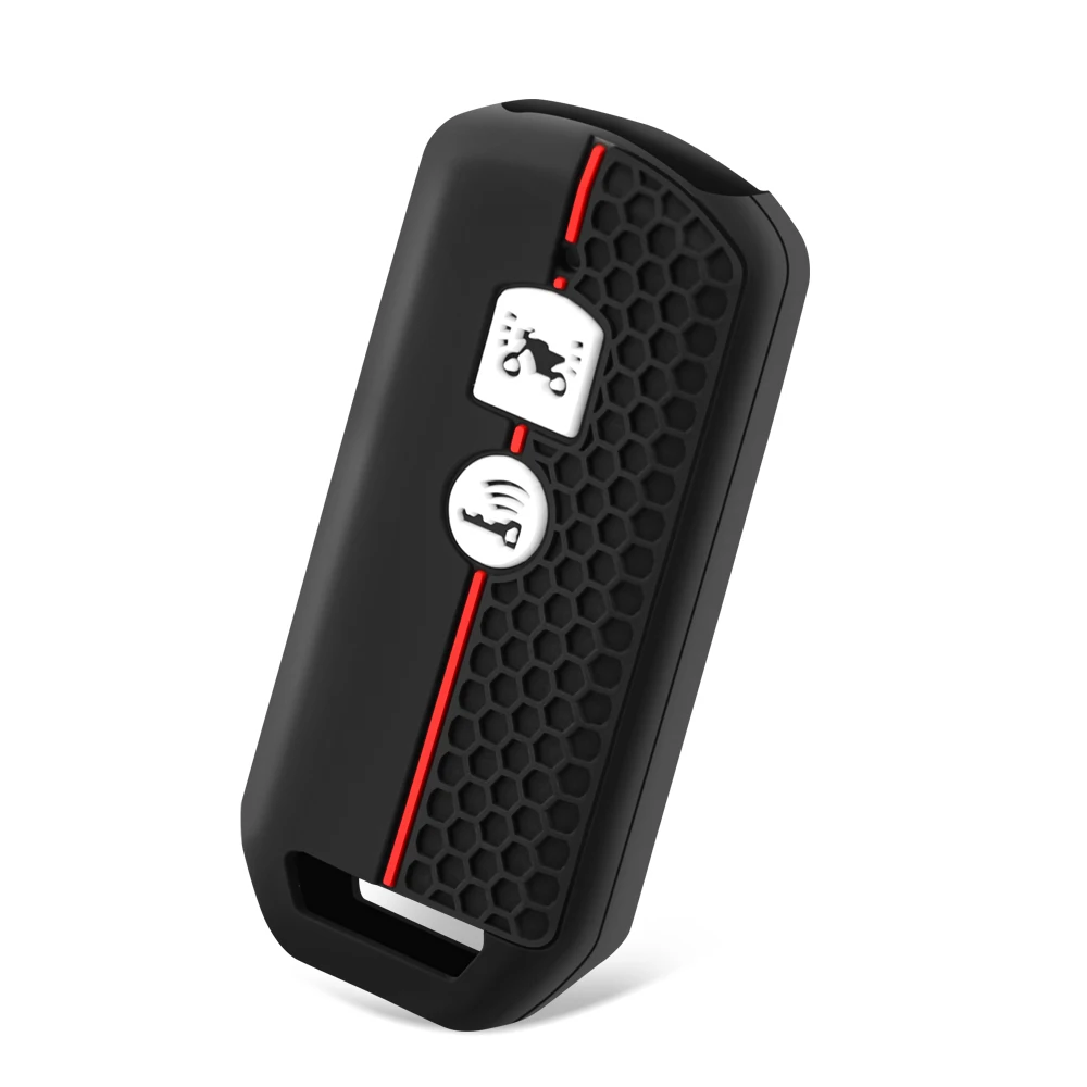 Silicone Key Case Cover Keychain For Honda Pcx 125 Forza 125 300 350 750 ADV Xadv Super Cup SH150i SH300 Sh125 XAV Xlov SH