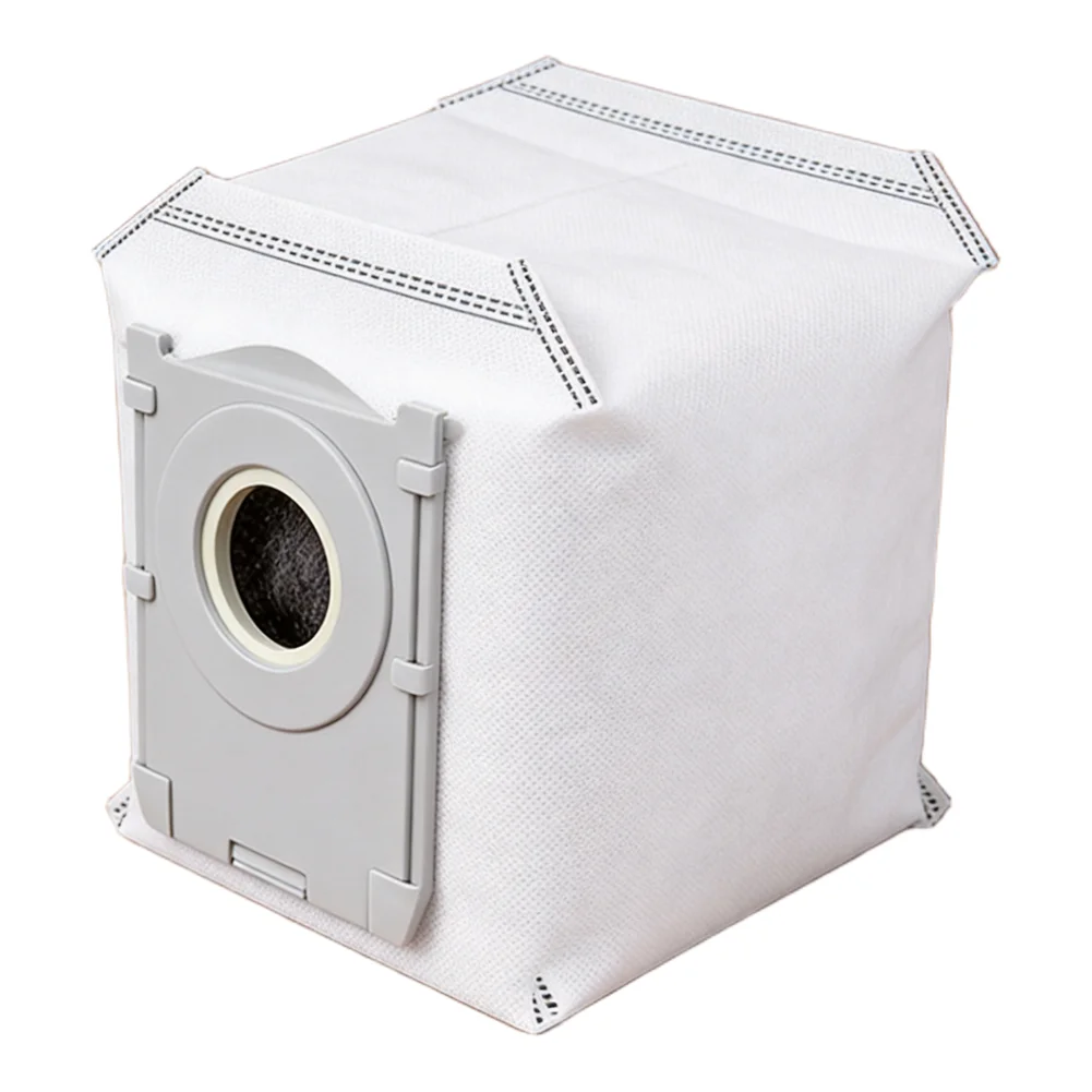 For Automatic Emptying Station Robot Vacuum Bag Meltblown Filter Vacuum Cleaner Bag For Dust Containment 99.97 Fine Dust for
