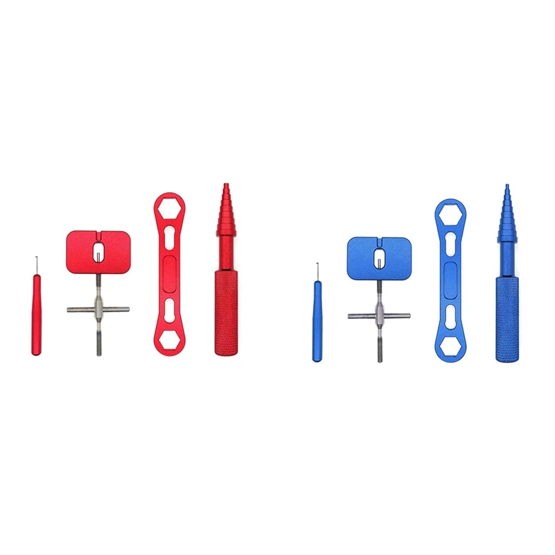 Reel Repair Tool Kit For Fishing Reel Maintenance Spool Disassembling Wrench Blue