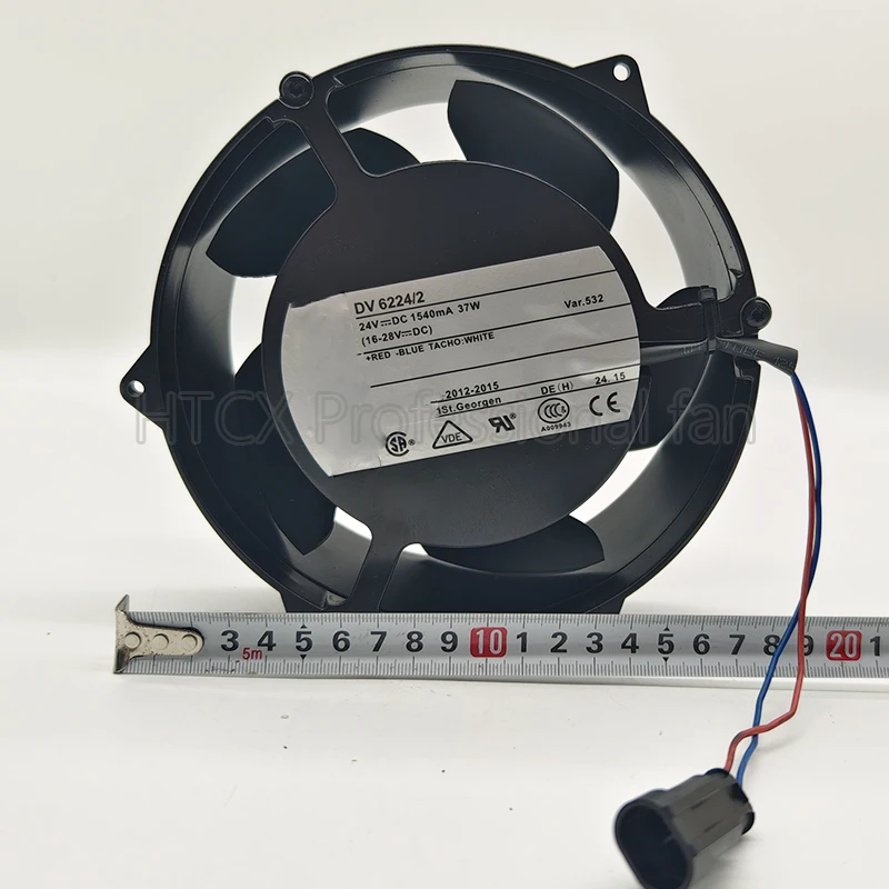 New DV6224/2 24V 1540ma 37W Fan