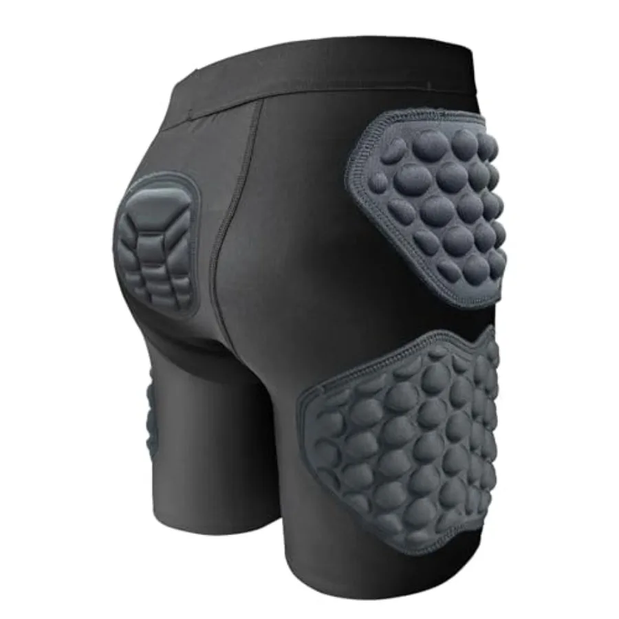 

Topeter Youth Slider Shorts - Boys and Girls Protective Hip and Butt Padded Short Pants