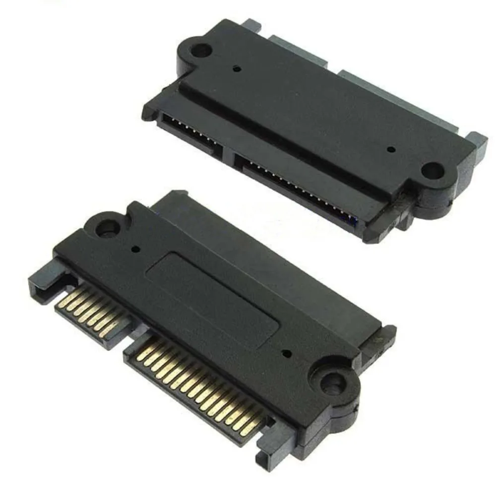 SATA Male to Female Adapter Converter 22Pin Sata With 7pin+15pin FeMale to Male SATA Power Data Cable