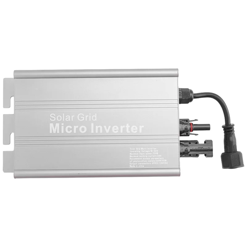 【Must-Haves】700W Solar For Micro-Inverter Solar Grid Tie Microinverter IP65 Control Self Cooling 110/230V