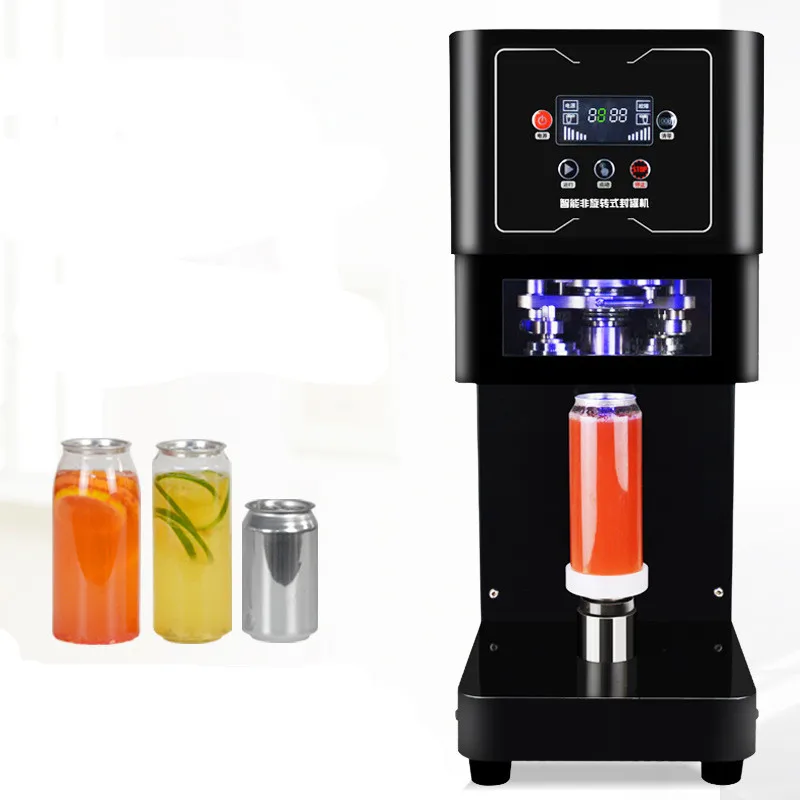 

Fully Automatic Can Sealing Machine Non-rotating Filling Drink Packaging Sealer Beverage Machine for Beer Milk Tea Cup