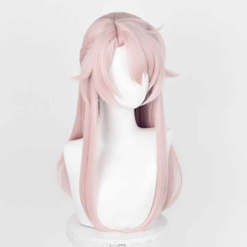 zizi 2025 Game Jiao Qiu Honkai Star Rail Cosplay Wig Fox Ears Headband Headwear Jiaoqiu Pink Hair Halloween Party Carnival Role