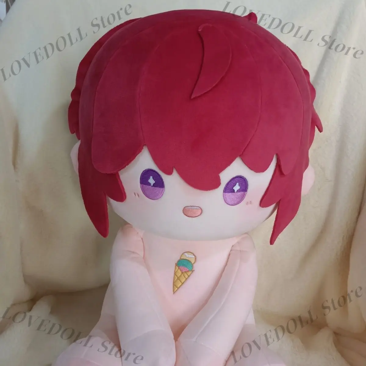 

Cute Lolita Girl Suou Tsukasa Anime Cosplay Soft Plush Doll Body Dress Up Stuffed Toys Sitting Posture Figures Pillow Gift 40CM
