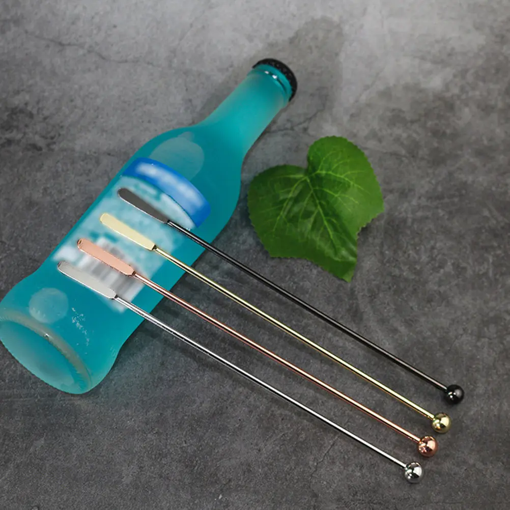 

Набор из 6 штук: Мешалки для коктейлей из нержавеющей стали для бара, ресторана, домашнего использования, блендер для напитков, мешалка для напитков