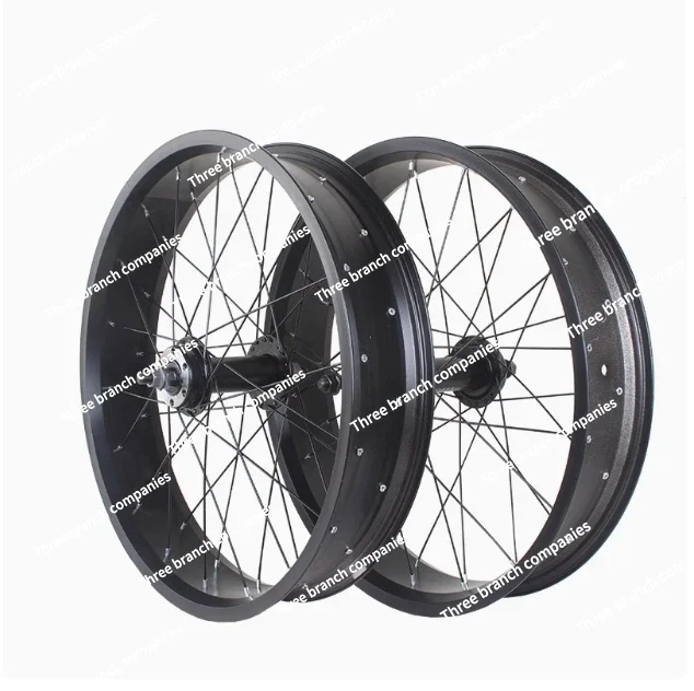 20x4.0 Inches Fat Tire Bike Wheel Snowmobile Set 20/24/26 4.0/4 Wide Tire  Front and rear wheels ATV