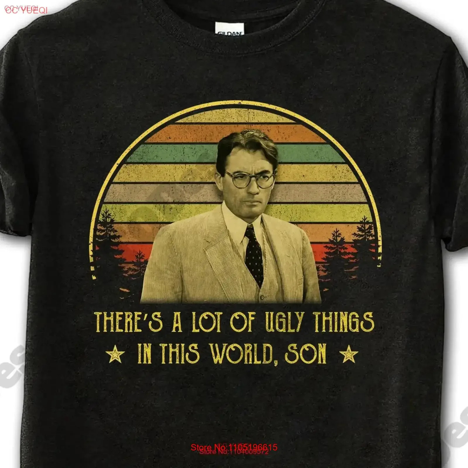 To Kill A Mockingbird T Shirt Atticus Finch There s Lot Of Ugly Things In This World Son Vintage Movies Quote vintage Washed