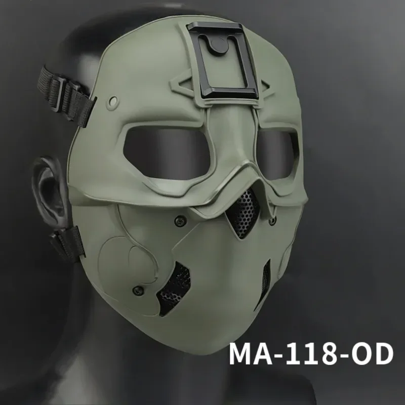 Tactical Wild Mask Hutning Full Face Outdoor Protective Airsoft Mask Halloween Camouflage Mask Helmet