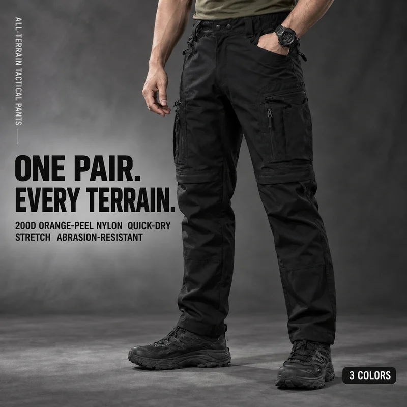 UF PRO Gen.3 All-Terrain Tactical Pants - 200D Orange Canvas Nylon - Quick-Drying, Stretchable, Wear-resistant Shell Pants