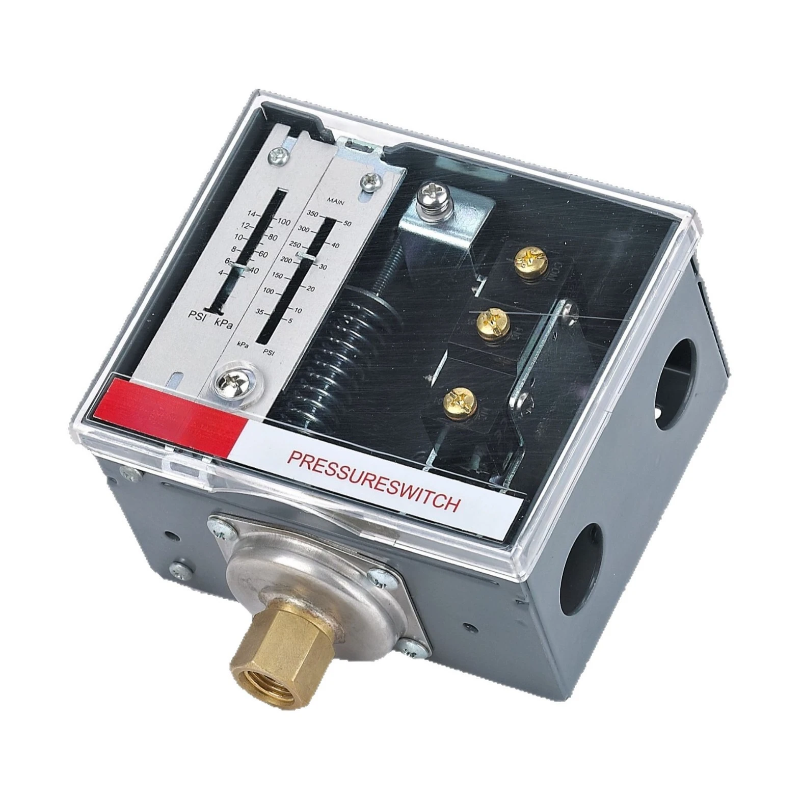 LF56 Steam Differential Pressure Switch Adjustable Pressure Controller Boiler High Pressure Control Component