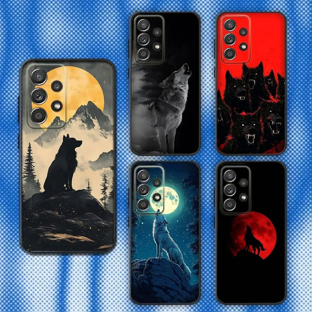 

Wolf Phone Case For Samsung S25,S24,S21,S22,S23,S30,Ultra,S20,Plus,Fe,Lite,Note,10,9,5G Black Cover