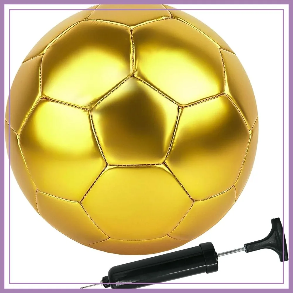 

Soccer Ball Size 3 4 5 with Pump Needle for Training Practice Indoor Outdoor
