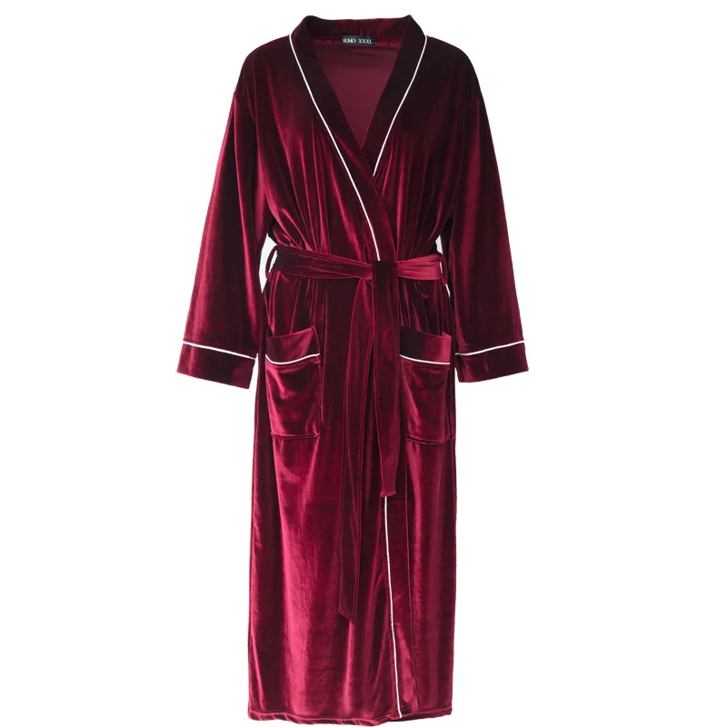 Lovers Robe Dressing Gown Women And Men Velour Robes Soft Kimono Bathrobe Summer Summer Thin Fashion Simple Home Wear