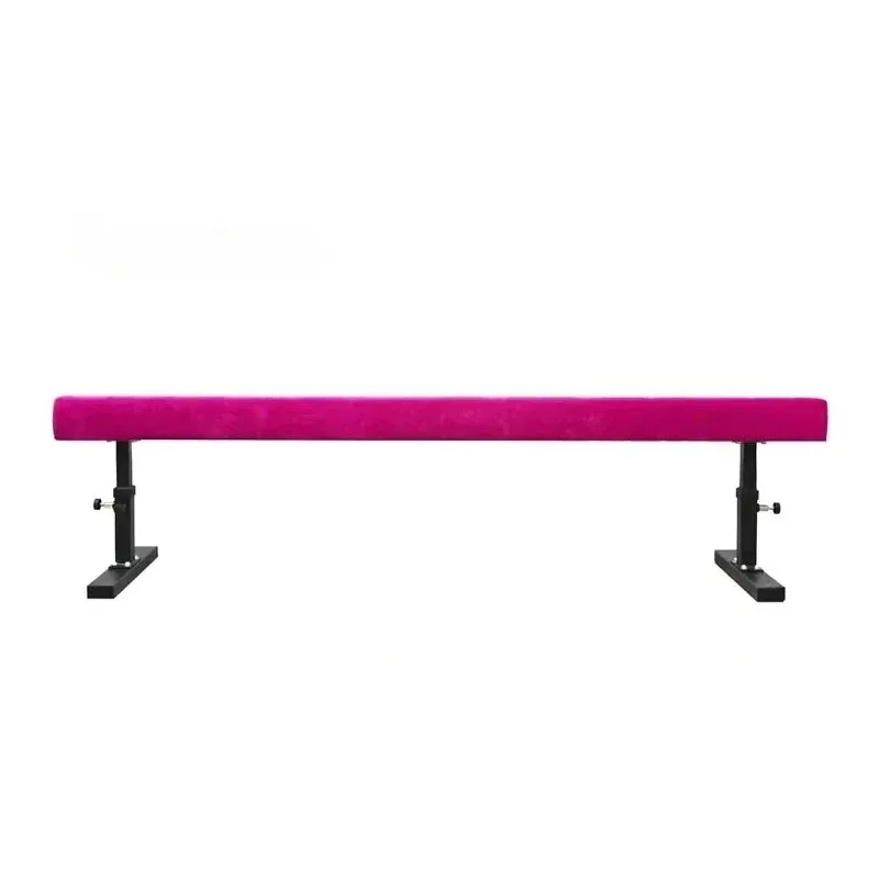 235x10x12 cm30–45 Adjustable Wooden Balance Beam for Gymnastics Training and Home Use
