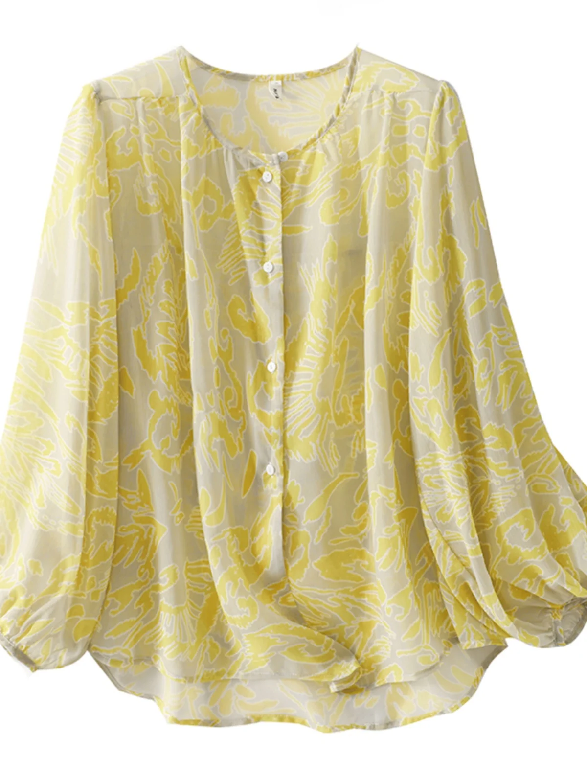 فانوس ريترو Sve الأزهار irt المرأة فضفاضة عادية رقيقة طويلة Sve حماية الشمس أعلى الصيف تخفيف Sle جولة Ne #5