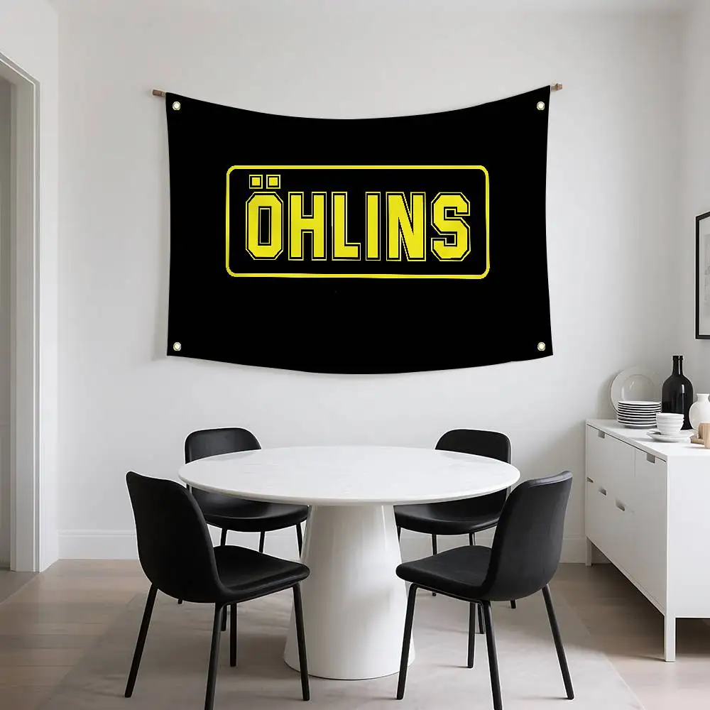 Ohlinss Performance Technology Rennwagen-Flaggen, Raumdekoration, Outdoor-Dekorationen, personalisierte Gegenstände, Flaggen für Schlafzimmer, Zuhause, lustig